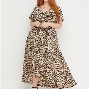 Lane Bryant Beauticurve Animal Print Maxi Dress